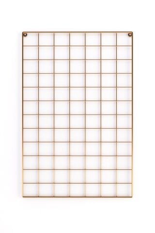 40x60 Metal Fotoğraf Askısı Tel Pano Gold (MANDAL VE KISKAÇ HEDİYELİ)