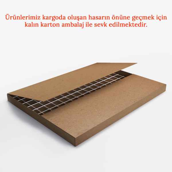 Metal Fotoğraf Askısı 40x60cm Beyaz Hediyeli 4